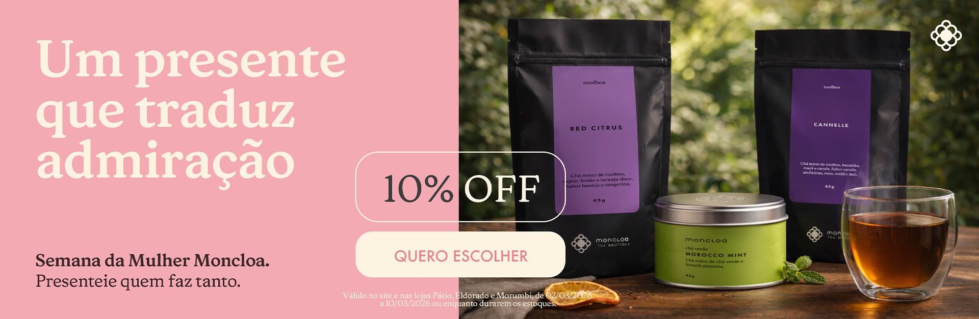 Semana da Mulher - Chás Desktop