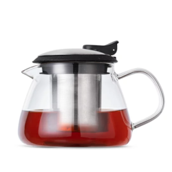 Bule de Chá de Vidro com Infusor Clear Duo Teapot Moncloa 450ml Bule de Chá de Vidro com Infusor Clear Duo Teapot Moncloa 450ml
