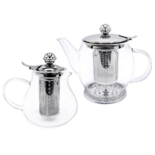 Bule de Chá de Vidro com Infusor Mellow Duo Teapot Moncloa 500ml