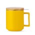 Caneca de Chá de Cerâmica com Infusor Smug Duo Mug Moncloa Amarelo 350ml