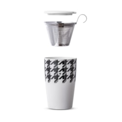 Caneca de Chá de Cerâmica com Infusor Tailor Duo Mug Moncloa Branco 470ml Caneca de Chá de Cerâmica com Infusor Tailor Duo Mug Moncloa Branco 470ml