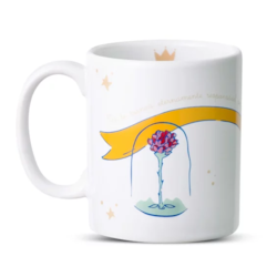 Caneca de Chá de Cerâmica Pequeno Principe Moncloa Branco 300ml Caneca de Chá de Cerâmica Pequeno Principe Moncloa Branco 300ml