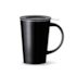 Caneca de Porcelana com Infusor Bulky Duo Mug Preto 450 ml Moncloa