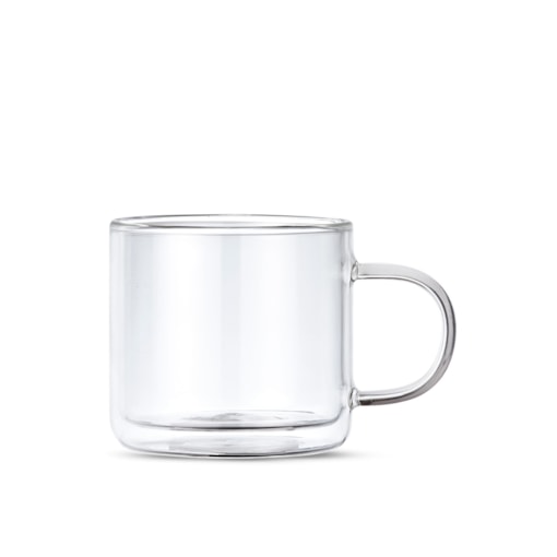 Caneca de Vidro Duplo Daily Cup Moncloa 250ml