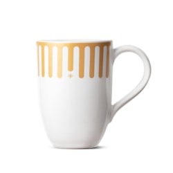 Caneca Melt 300ml Dourada e Branca