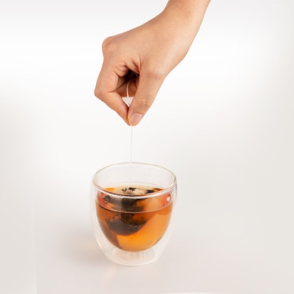 Chá Belgian Caramel com 10 sachês piramidais Moncloa 20g - VENCIMENTO 12/2025