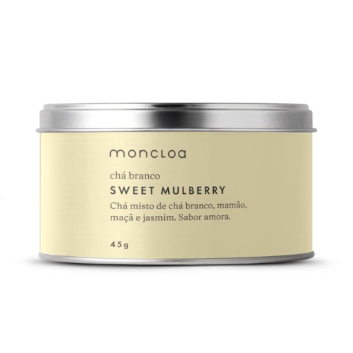 Chá Branco Sweet Mulberry Moncloa Lata 45g