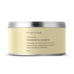 Chá Branco Toronto Nights Moncloa Lata 45g Chá Branco Toronto Nights Moncloa Lata 45g