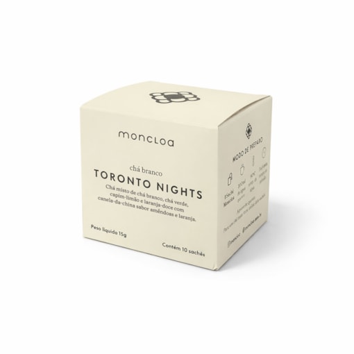 Chá Branco Toronto Nights Moncloa Sachê  15g