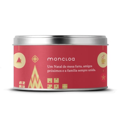 Chá de Natal Puerh Belgian Caramel Moncloa Lata 45g