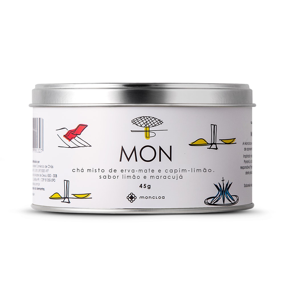 Ch Infus o de Erva Mate Museu Oscar Niemeyer Moncloa Lata 45g