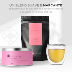 Chá Infusão de Ervas Mommy Moncloa Pouch 45g - Herbal especiarias - Quente ou Gelado - Pode conter traços de glúten Chá Infusão de Ervas Mommy Moncloa Pouch 45g - Herbal especiarias - Quente ou Gelado - Pode conter traços de glúten