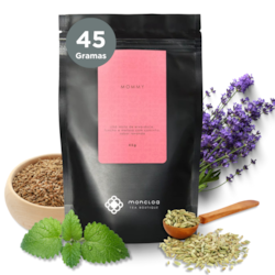 Chá Infusão de Ervas Mommy Moncloa Pouch 45g - Herbal especiarias - Quente ou Gelado  - Pode conter traços de glúten