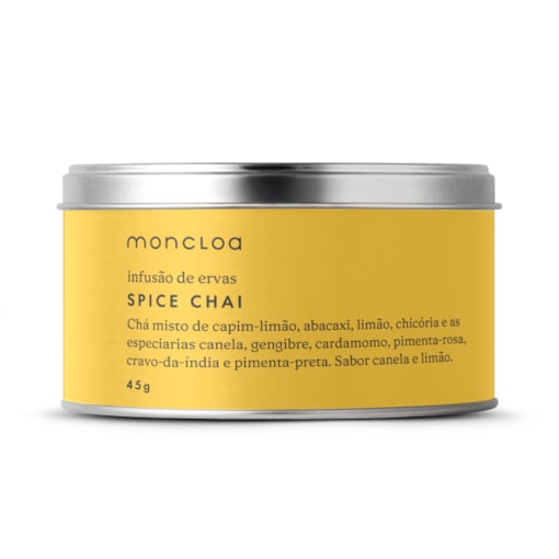 Chá Infusão de Ervas Spice Chai Moncloa Lata 45g