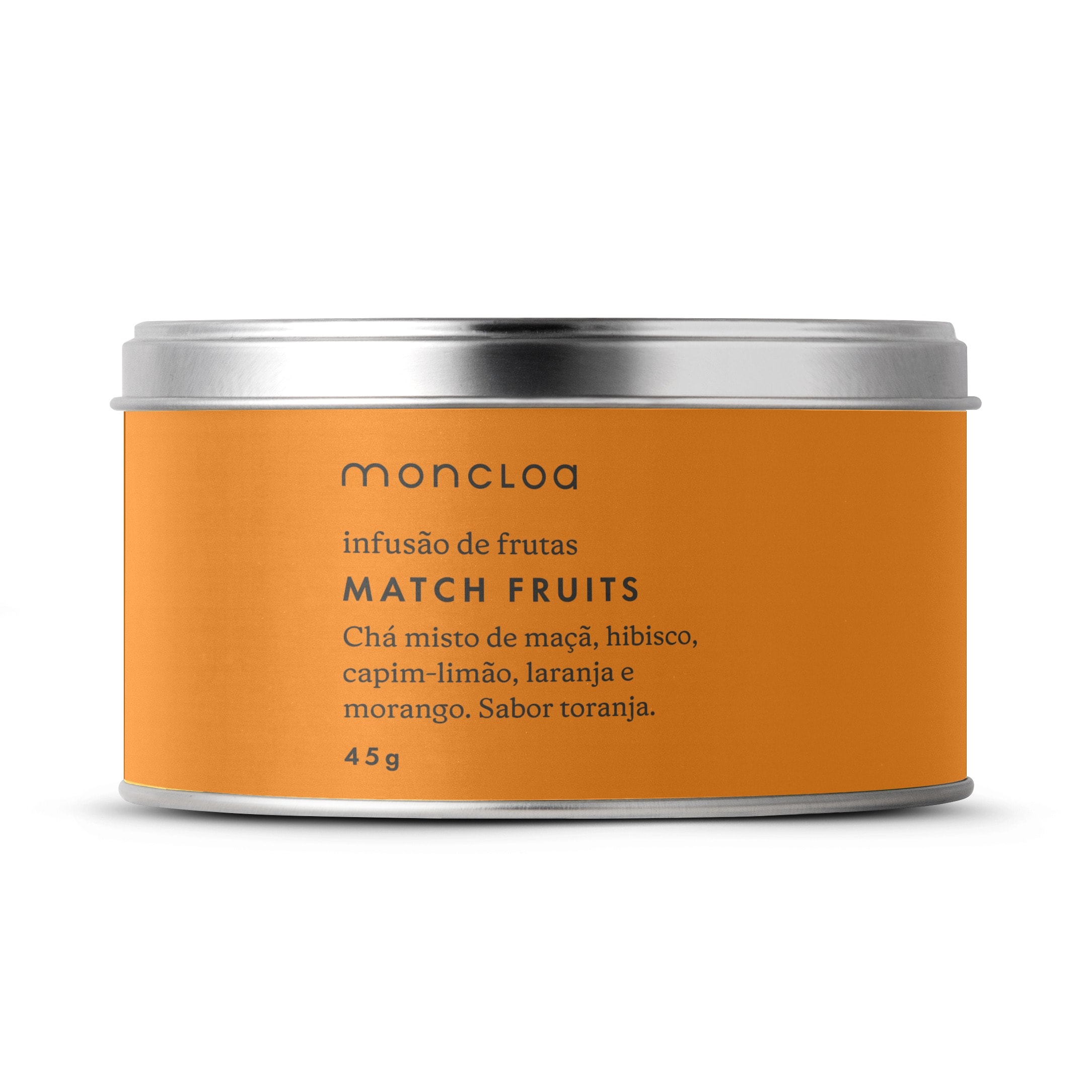 Chá Infusão de Frutas Match Fruits Moncloa Lata 45g | Black Friday