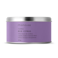 Chá Infusão Rooibos Red Citrus Moncloa Lata 45g