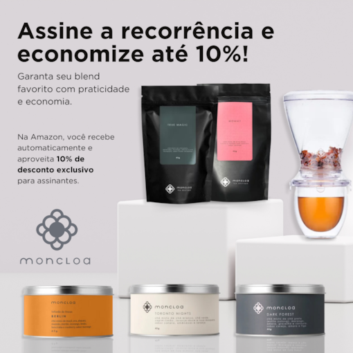 Chá Infusão Rooibos Red Citrus Moncloa Lata 45g - Fonte de Antioxidantes - Saúde da Mulher - Alívio do Estresse - Rooibo