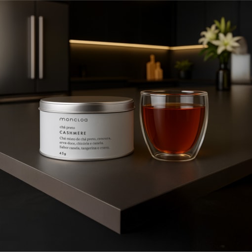 Chá Preto Cashmere Moncloa Lata 45g - VENCIMENTO 12/2025