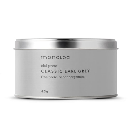 Chá Preto Classic Earl Grey Moncloa Lata 45g