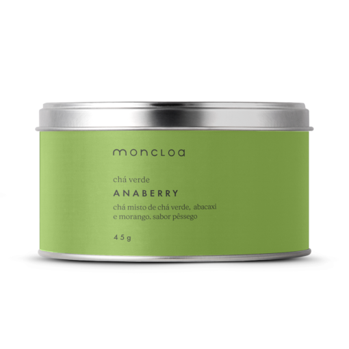 Chá Verde Anaberry Moncloa Lata 45g