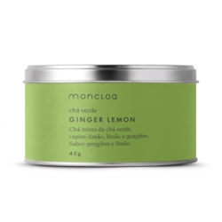 Chá Verde Ginger Lemon Moncloa Lata 45g