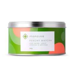 Chá Verde Matcha Peachy Moncloa Lata 30g