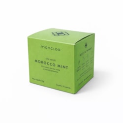 Chá Verde Morocco Mint Moncloa 15g. Caixa com 10 Sachês.