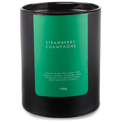 Chá Verde Strawberry Champagne Moncloa Lata 120g