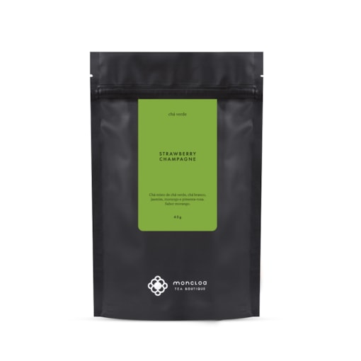 Chá Verde Strawberry Champagne Moncloa Pouch 45g