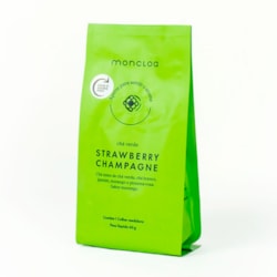 Chá Verde Strawberry Champagne Moncloa Pouch Valvulado 60g Chá Verde Strawberry Champagne Moncloa Pouch Valvulado 60g