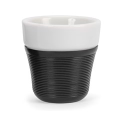 Coffee Cup - Copo de Porcelana com luva de silicone preto - Pressca