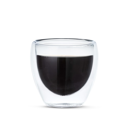 Copo de Café de Vidro Duplo Doppio Glass Moncloa 80ml