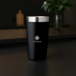 Copo Térmico Club Cup Moncloa Preto 475ml