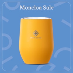 Copo Térmico com Tampa Candy Cup Moncloa Laranja 350ml