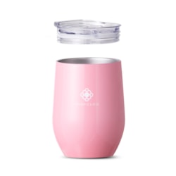 Copo Térmico com Tampa Candy Cup Moncloa Rosa 350ml