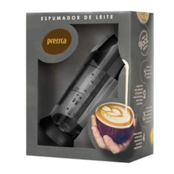 Espumador de Leite Pressca Preto 200ml Espumador de Leite Pressca Preto 200ml
