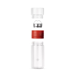Garrafa de Vidro com Infusor Shift Duo Bottle Moncloa