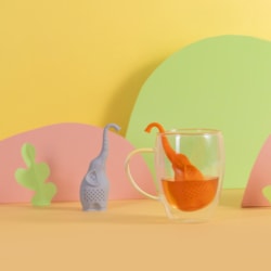 Infusor de Chá Elefante Moncloa Laranja Infusor de Chá Elefante Moncloa Laranja
