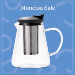 Jarra de Chá de Vidro com Infusor Pecker Duo Moncloa 750ml