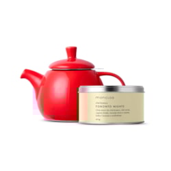 Kit Elegância Atemporal - Toronto Nights & Bule Egg Duo