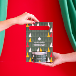 Lata de Natal 2025 Moncloa - Edição Especial Lollipop com Suporte para Lata