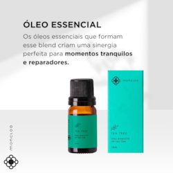 Óleo Essencial Puro de Tea Tree Moncloa 10ml - VENCIMENTO 11/2025
