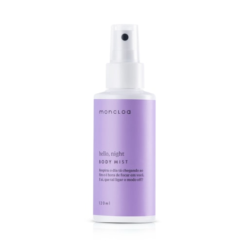 Spray Perfumado Body e Hair Mist Hello, Night Moncloa 120ml